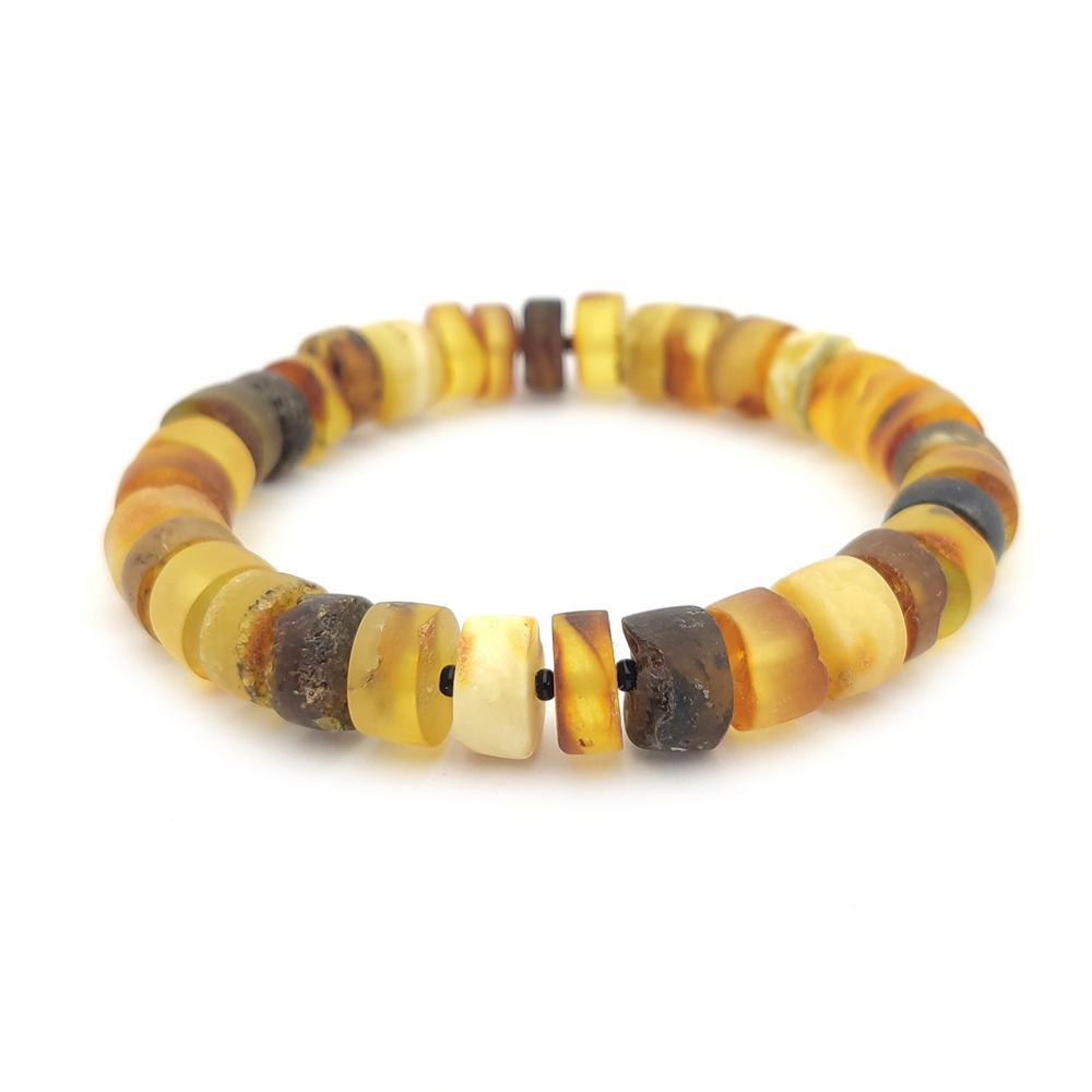 Браслет "Таблетка" янтарь